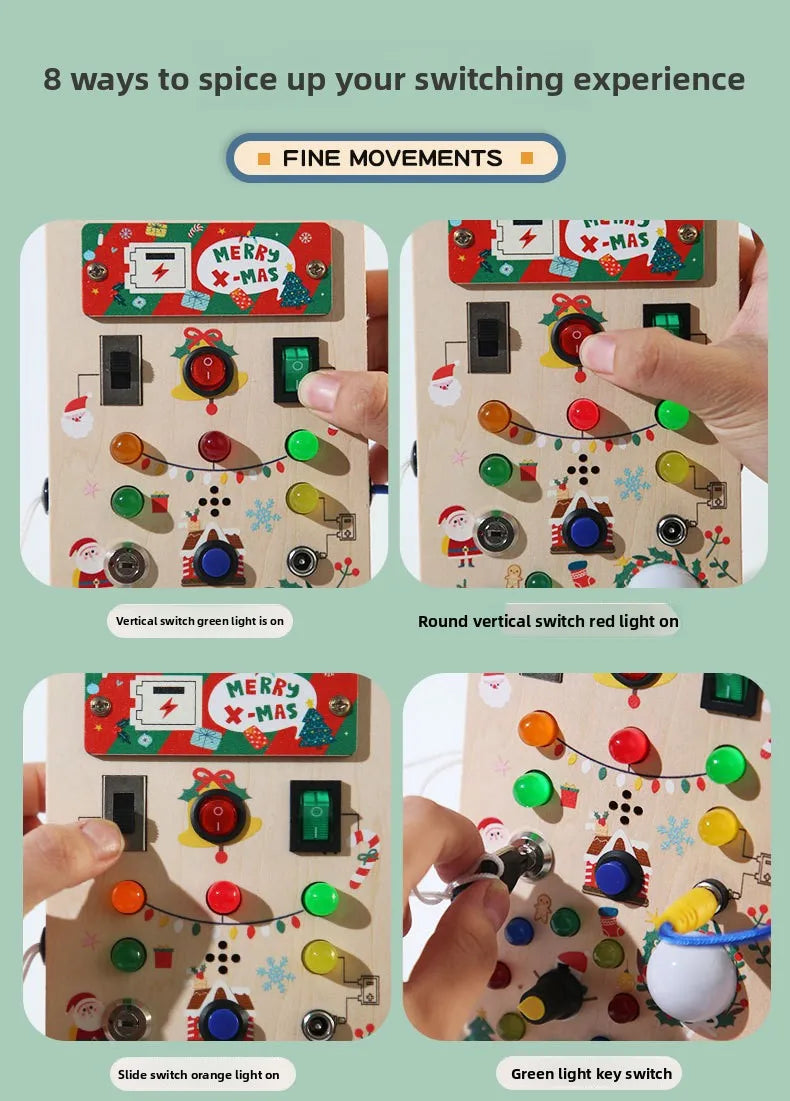 Toddlers Wooden Busy Board
