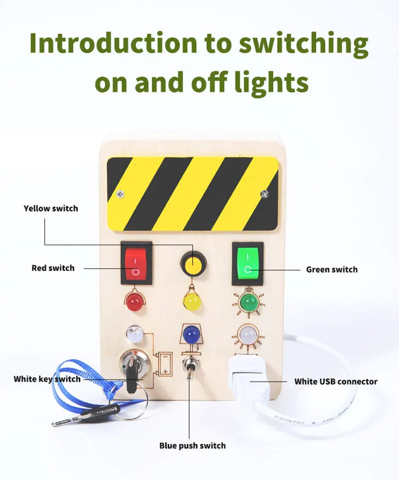 Busy Board Children Toys Led Light