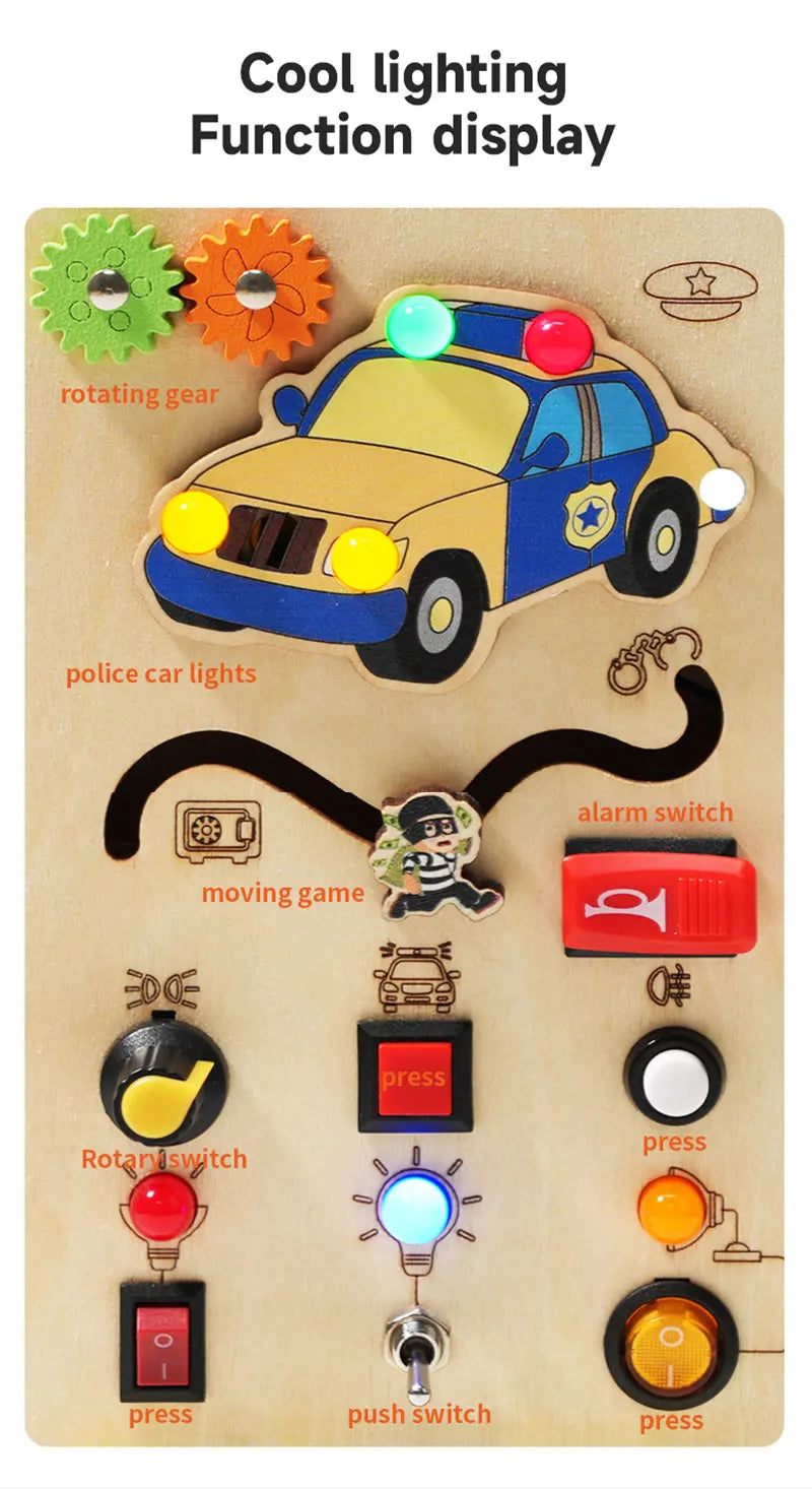 Busy Board Children Toys Led Light