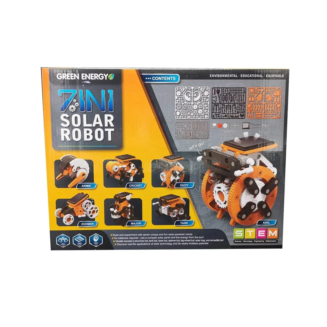 7-in-1 Solar Powered STEM Robot Kit - Toys Shop Australia | Educational Toys