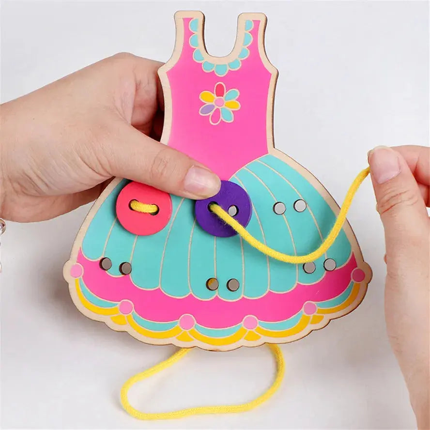 Wooden Lacing toy