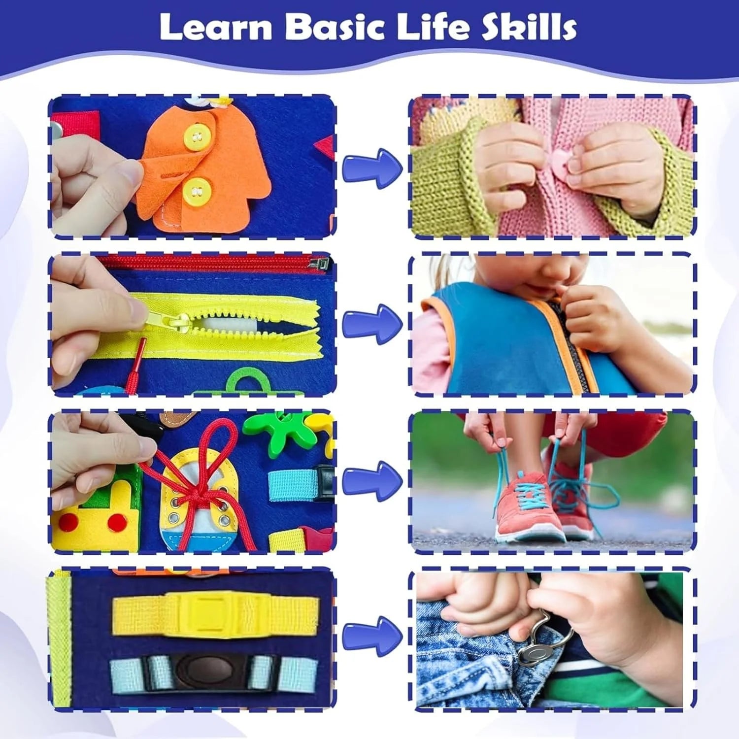 Toddler Busy Board - Montessori Toys