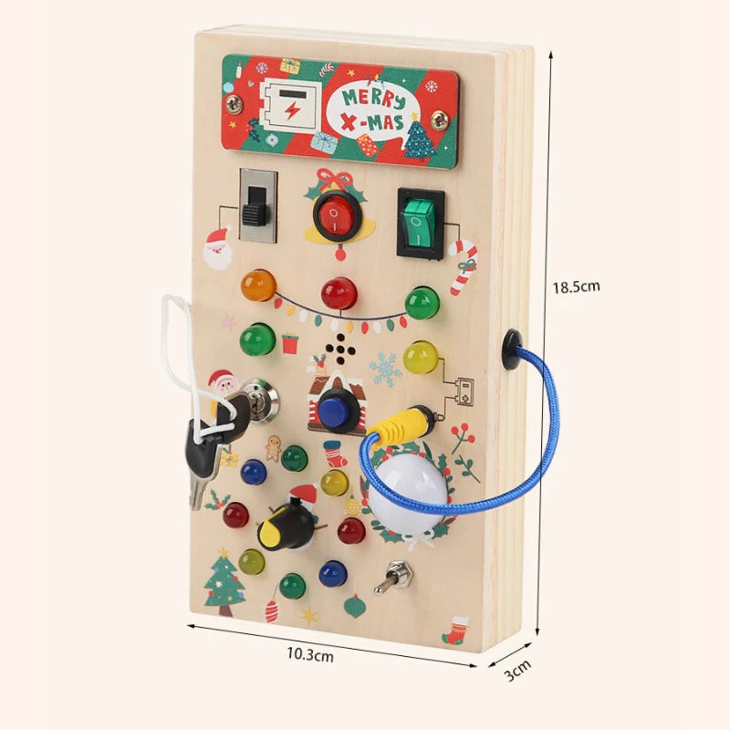 Toddlers Wooden Busy Board
