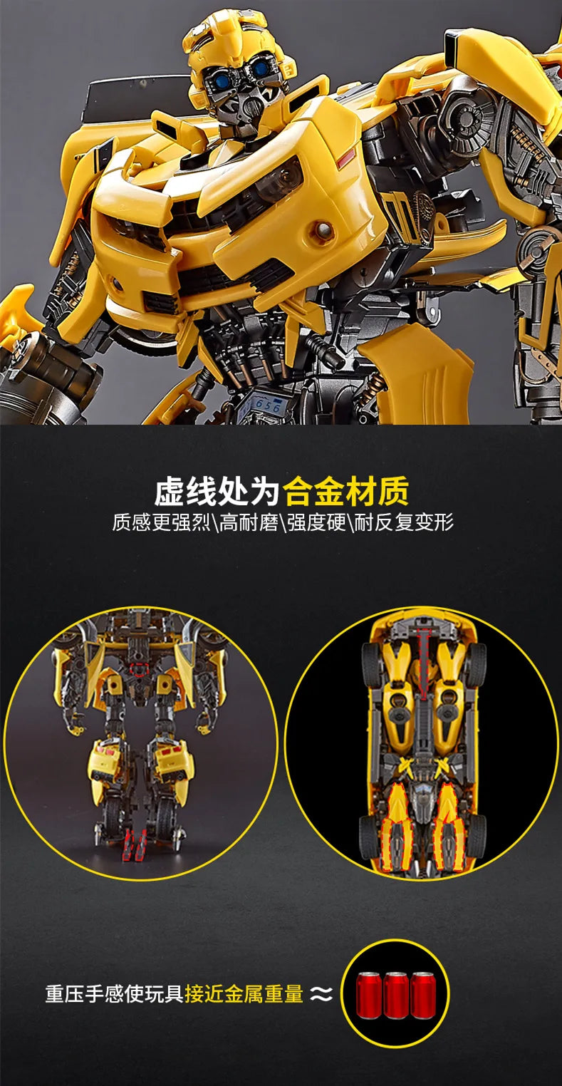 Autobots Transformation Toy 28cm Alloy warhammer Bumblebee Action Figure model Boy's birthday gift
