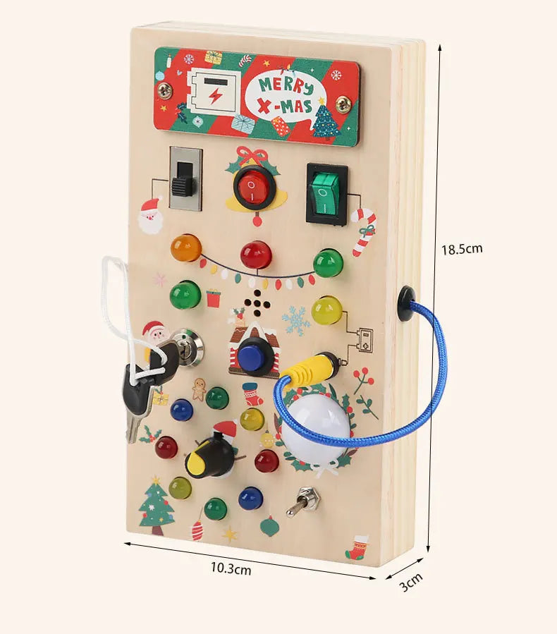 Toddlers Wooden Busy Board