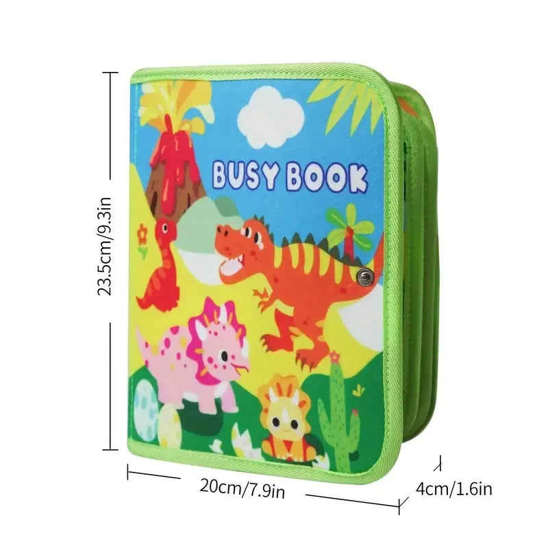 Toddlers Busy Board Life Skills Educational Learning Sensory Felt Quiet Activity Books for Baby Travel Montessori Toys Boy Girl