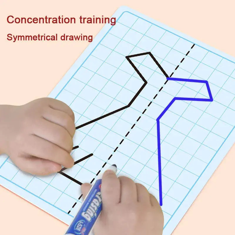 Symmetrical Drawing Puzzle Cards - Toys Shop Australia | Educational Toys