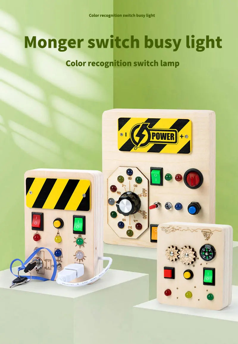 Busy Board Children Toys Led Light