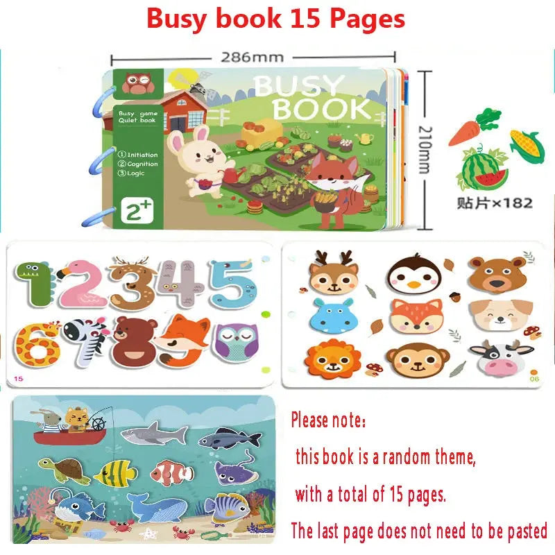 Montessori Baby Busy Book - Toys Shop Australia | Educational Toys