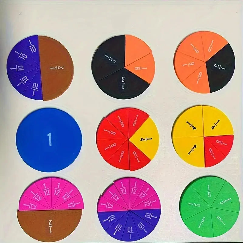 Montessori Math Toy, Fraction Circles - Toys Shop Australia | Educational Toys