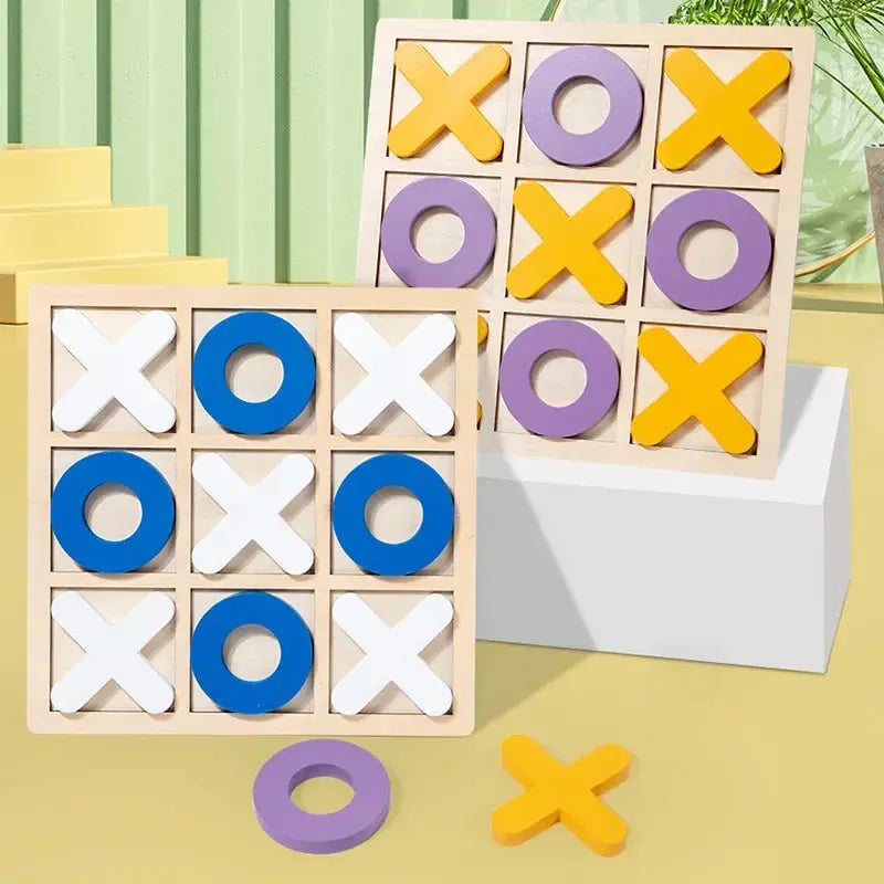 Tic-tac-toe versus wooden board game - Toys Shop Australia | Educational Toys