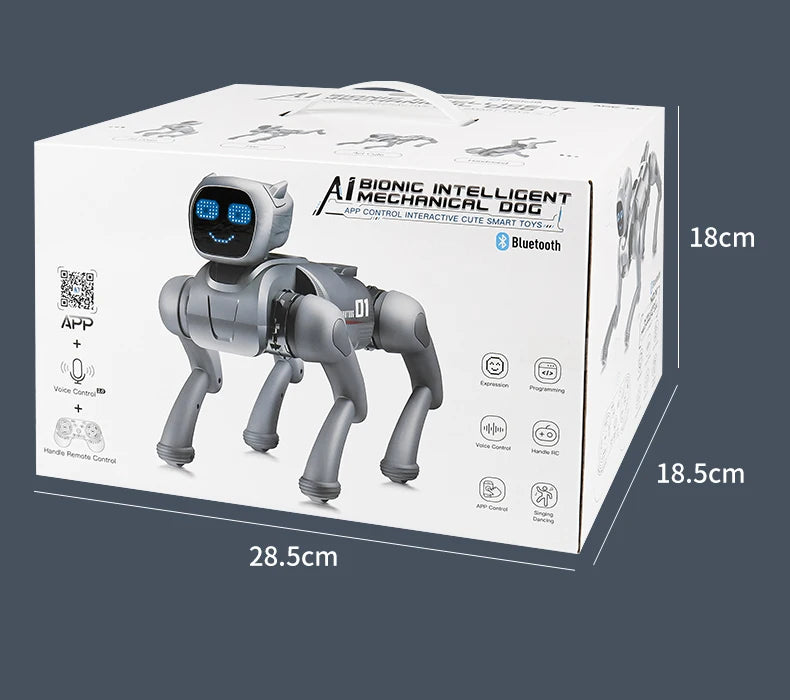 ZWN X1 RC AI Smart RC Robot Dog Toys Voice Command Programmable With Singing and Dancing Remote Control Toy Best Gift for Kids
