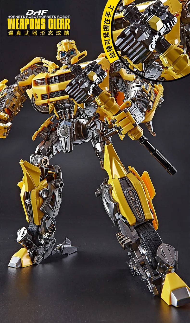 Autobots Transformation Toy 28cm Alloy warhammer Bumblebee Action Figure model Boy's birthday gift