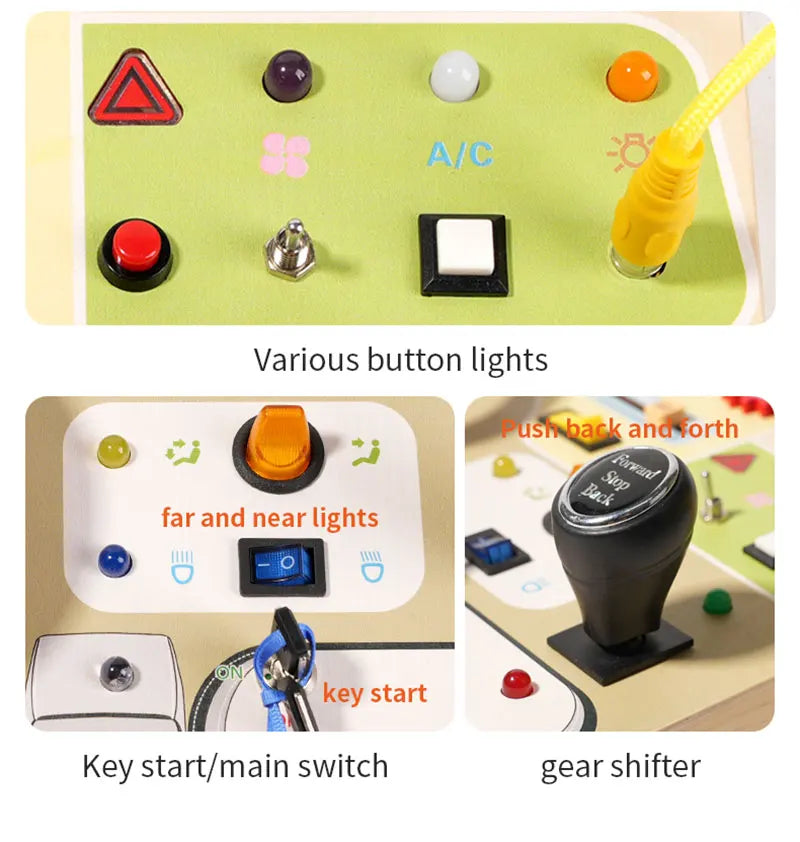 Busy Board Children Toys Led Light