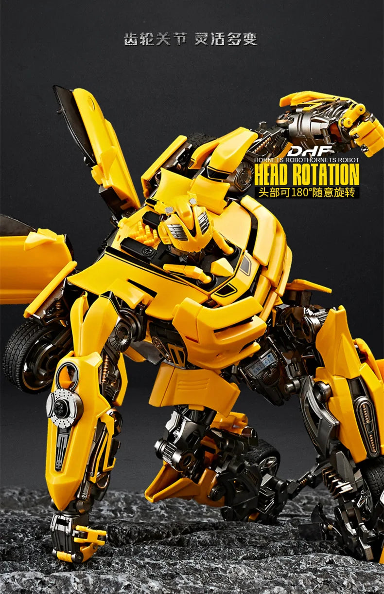 Autobots Transformation Toy 28cm Alloy warhammer Bumblebee Action Figure model Boy's birthday gift