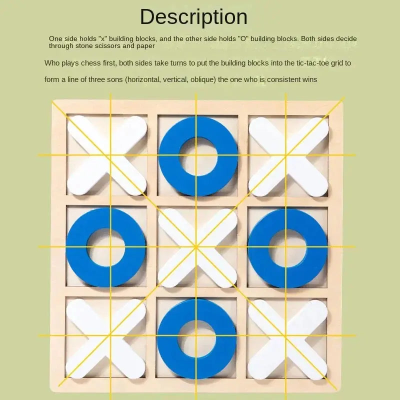 Tic-tac-toe versus wooden board game - Toys Shop Australia | Educational Toys