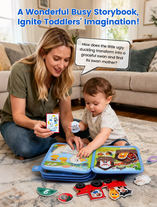 Montessori Felt Busy Books – Farm or Puppy