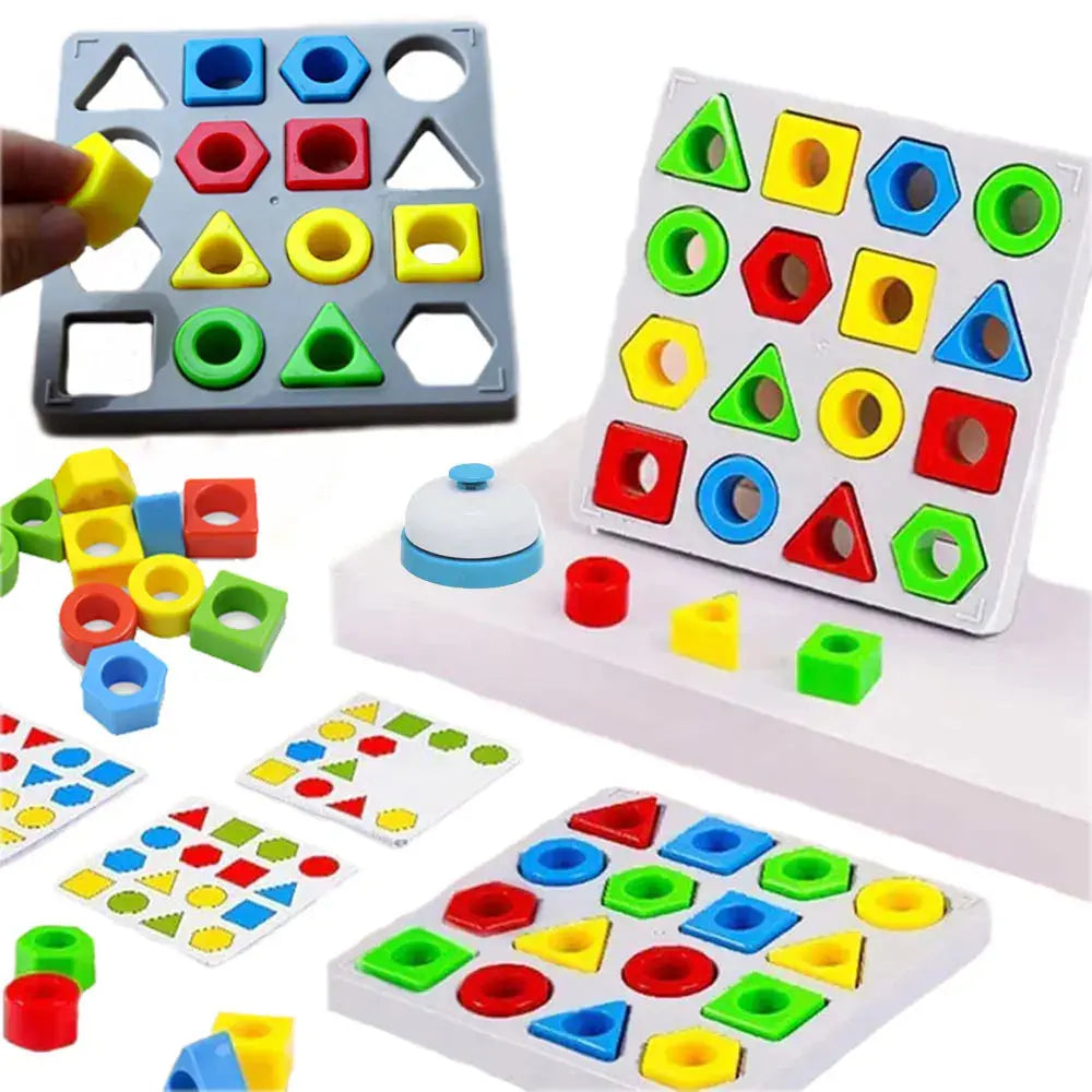 Geometric Shape Color Matching Puzzle - Toys Shop Australia | Educational Toys