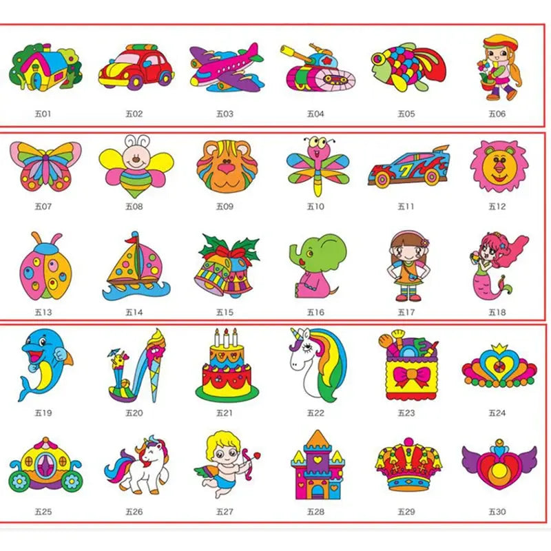 DIY Suncatcher Key Chain Painting Kit - Toys Shop Australia | Educational Toys