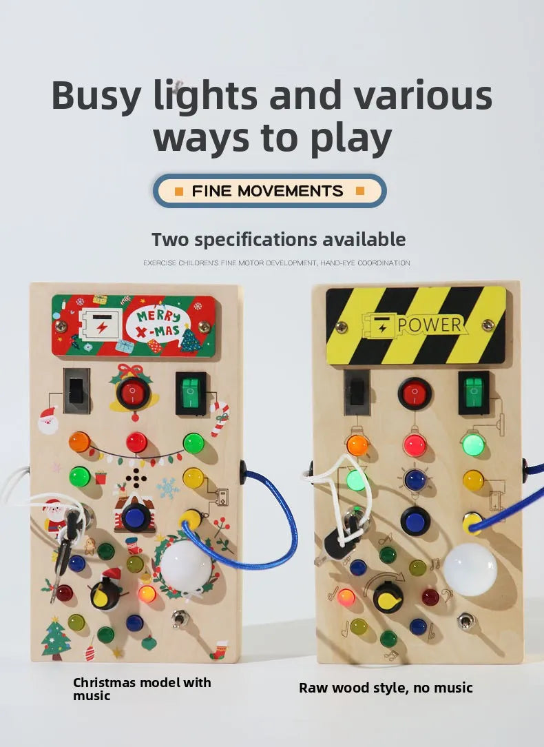 Toddlers Wooden Busy Board