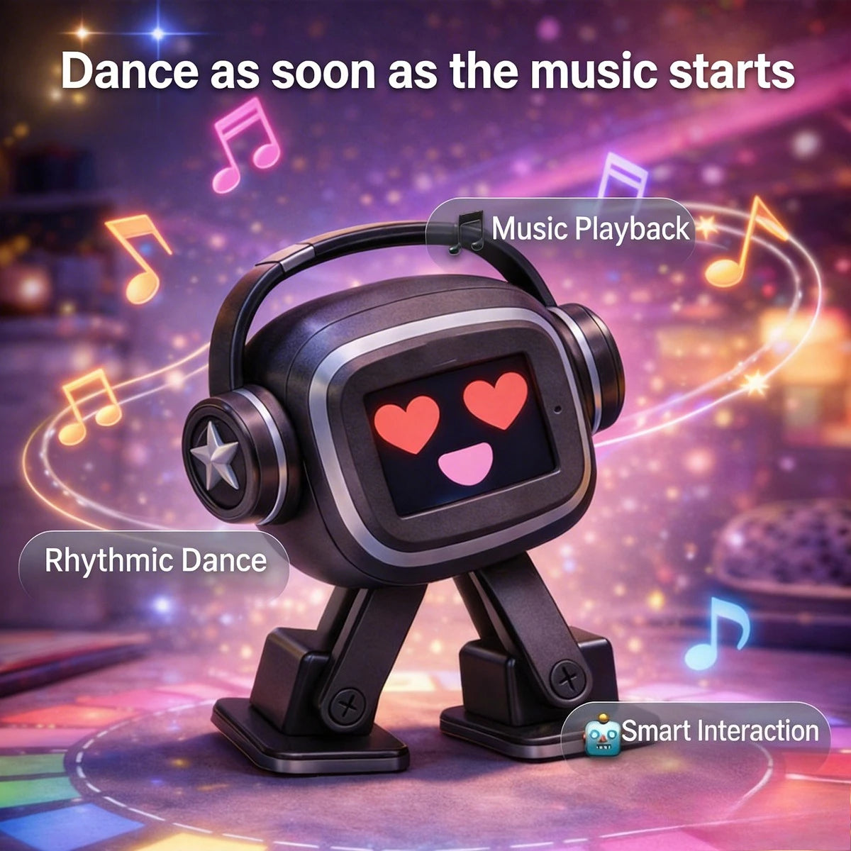 EMO AI Robot | Smart Chatbot Toy,Emotional Interaction,Singing and Dancing, Voice Control, Companion, Holiday Gifts