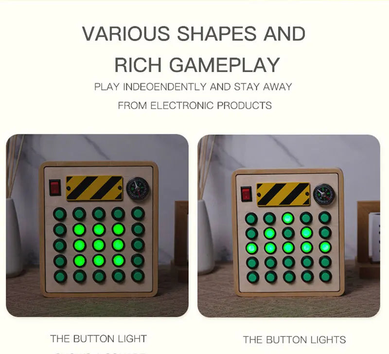 Busy Board Children Toys Led Light