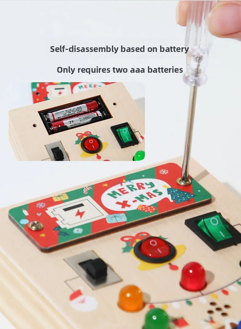 Toddlers Wooden Busy Board