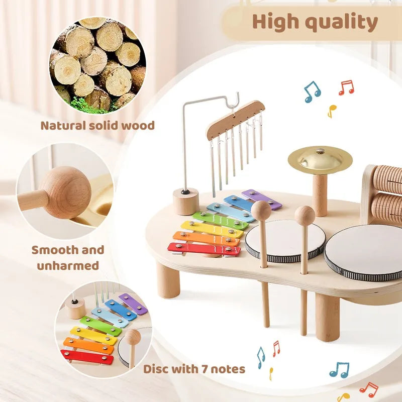 Wooden Musical Instruments Set - Toys4us