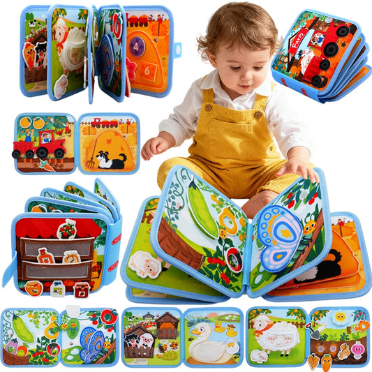 Montessori Felt Busy Books – Farm or Puppy
