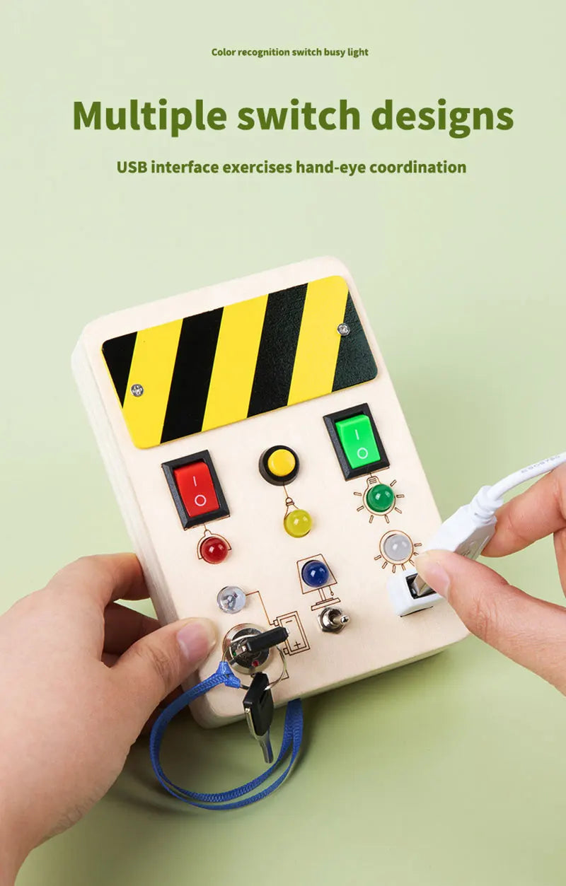 Busy Board Children Toys Led Light