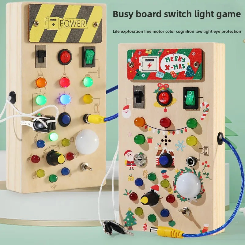 Toddlers Wooden Busy Board