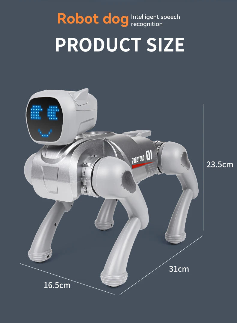 ZWN X1 RC AI Smart RC Robot Dog Toys Voice Command Programmable With Singing and Dancing Remote Control Toy Best Gift for Kids