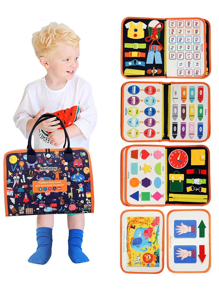 Montessori Busy Board for Ages 3-6