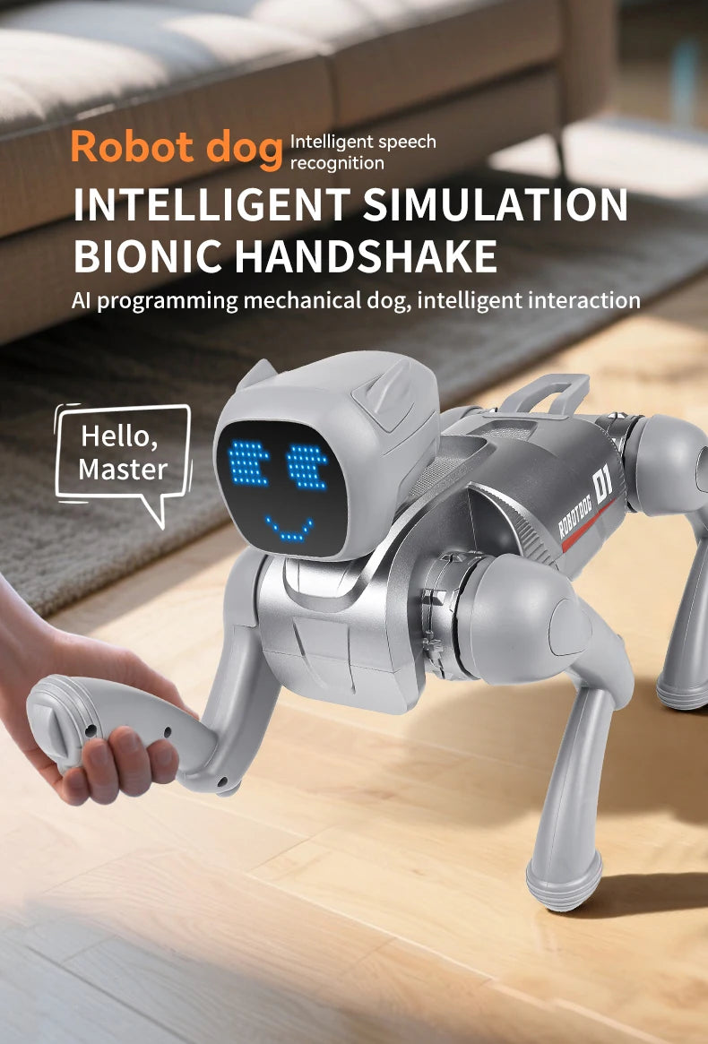 ZWN X1 RC AI Smart RC Robot Dog Toys Voice Command Programmable With Singing and Dancing Remote Control Toy Best Gift for Kids