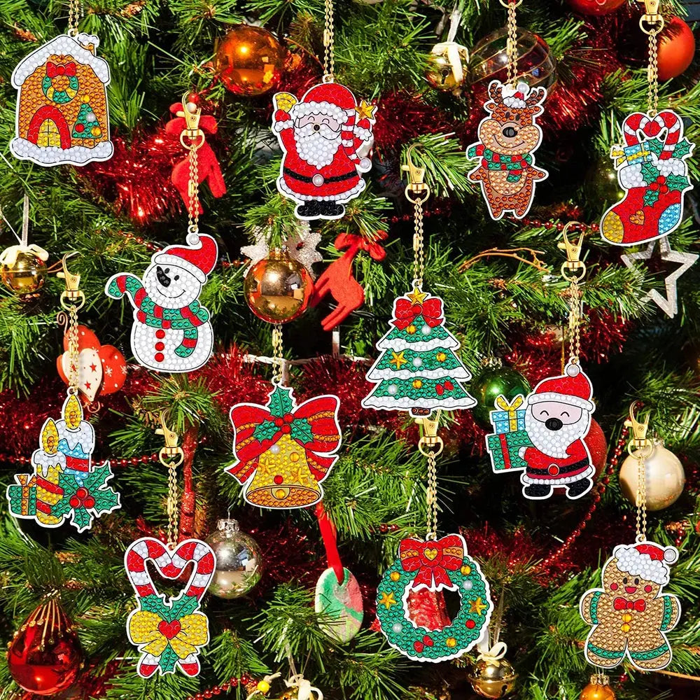 Christmas Diamond Painting Keychain - Toys Shop Australia | Educational Toys