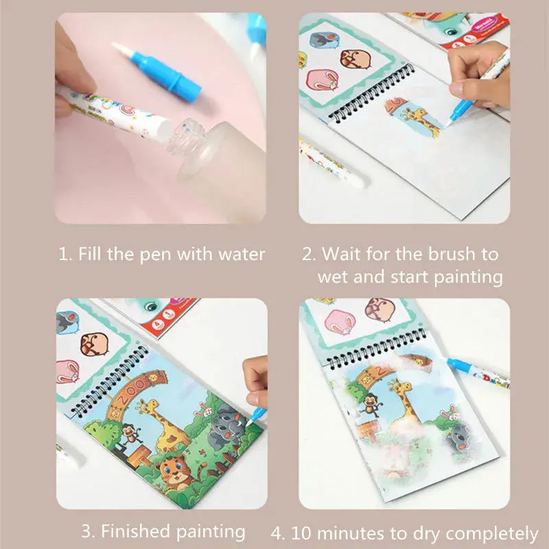 Reusable Water Painting Book - Toys Shop Australia | Educational Toys