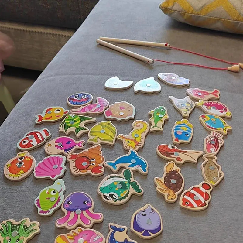 Montessori Wooden Magnetic Fishing Toy - Toys Shop Australia | Educational Toys