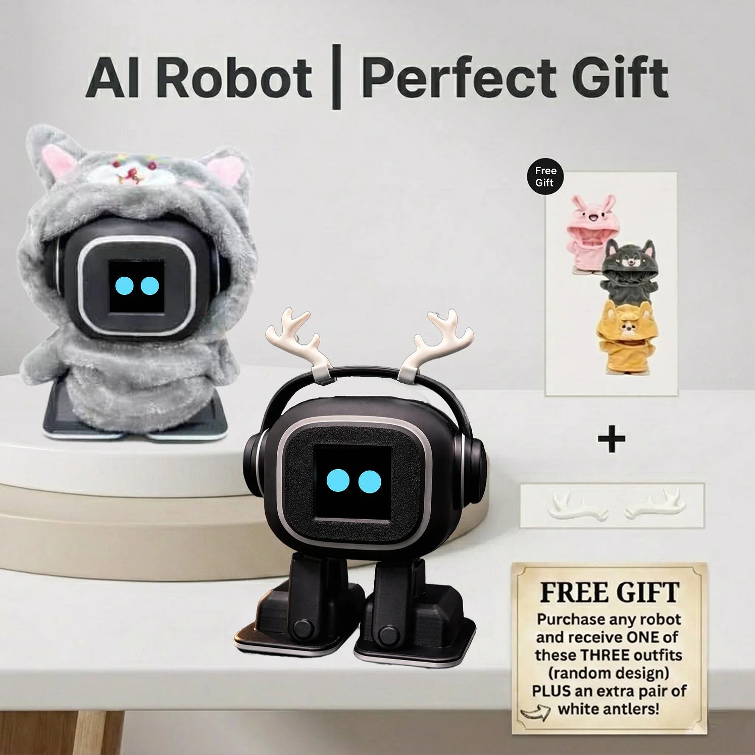 EMO AI Robot | Smart Chatbot Toy,Emotional Interaction,Singing and Dancing, Voice Control, Companion, Holiday Gifts