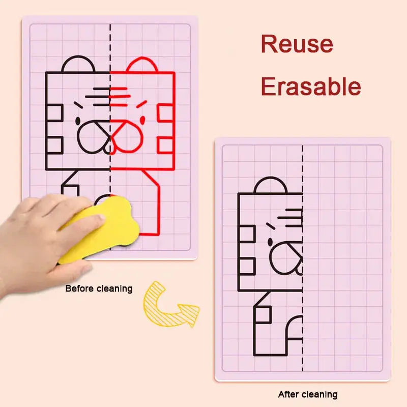 Symmetrical Drawing Puzzle Cards - Toys Shop Australia | Educational Toys