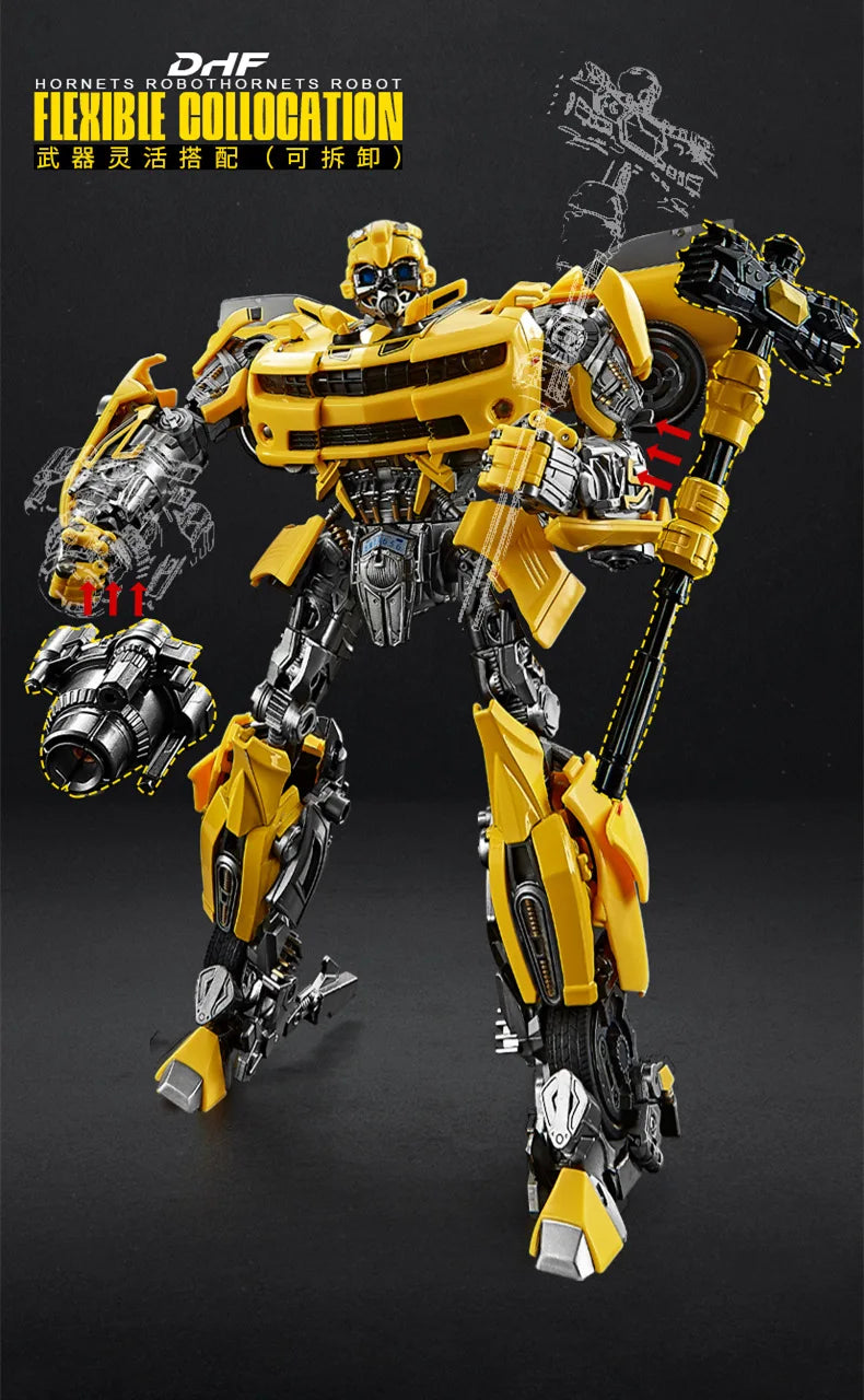 Autobots Transformation Toy 28cm Alloy warhammer Bumblebee Action Figure model Boy's birthday gift