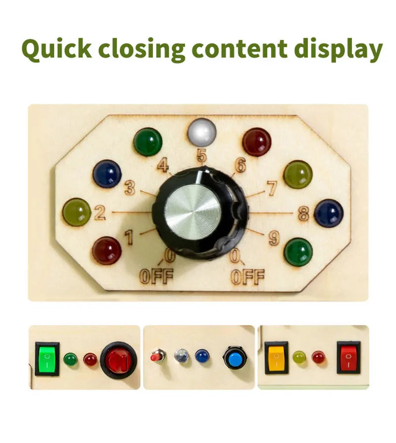 Busy Board Children Toys Led Light