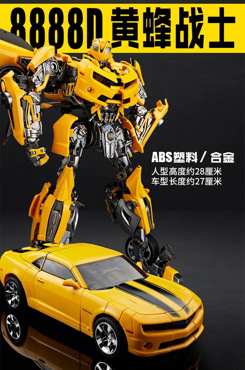 Autobots Transformation Toy 28cm Alloy warhammer Bumblebee Action Figure model Boy's birthday gift