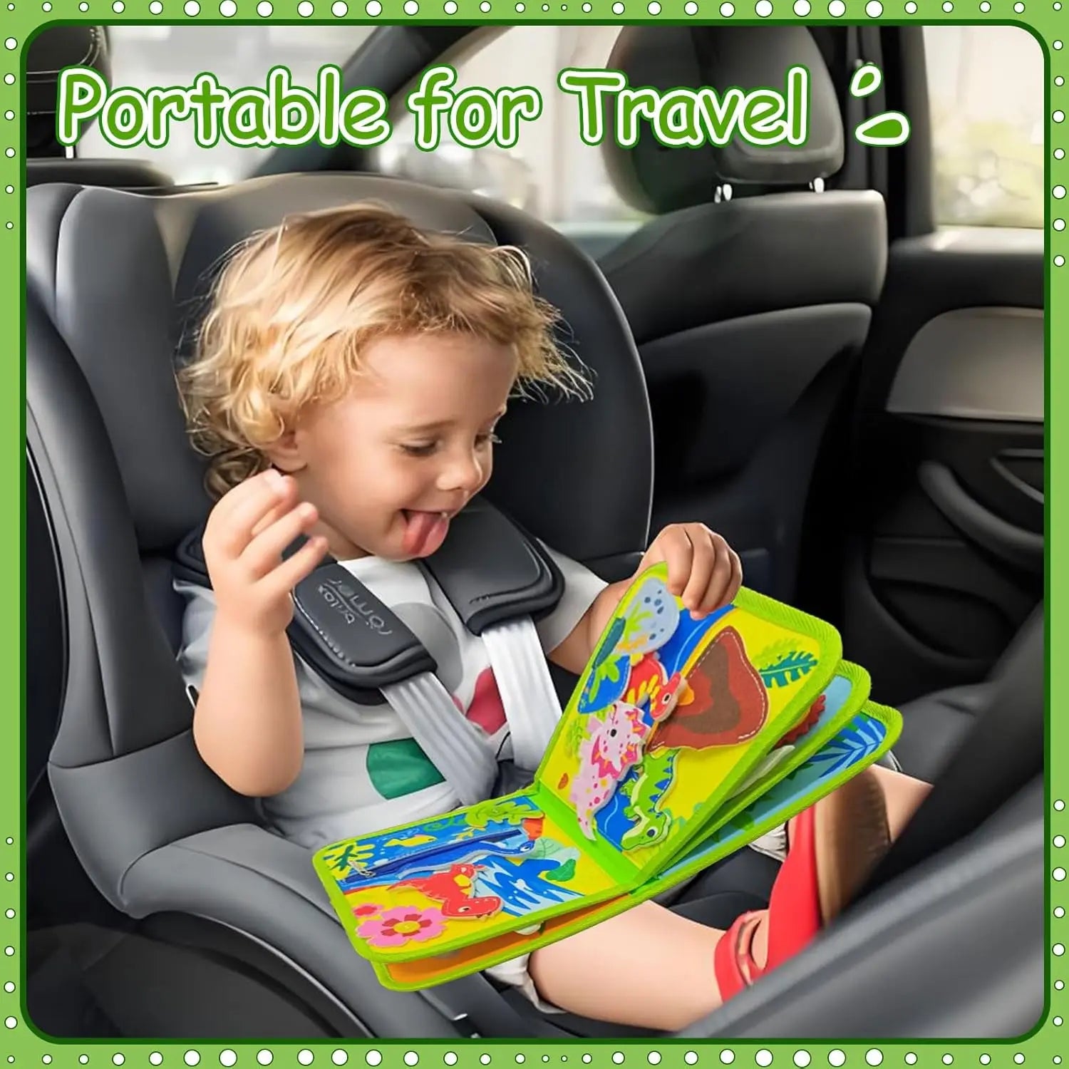 Toddlers Busy Board Life Skills Educational Learning Sensory Felt Quiet Activity Books for Baby Travel Montessori Toys Boy Girl