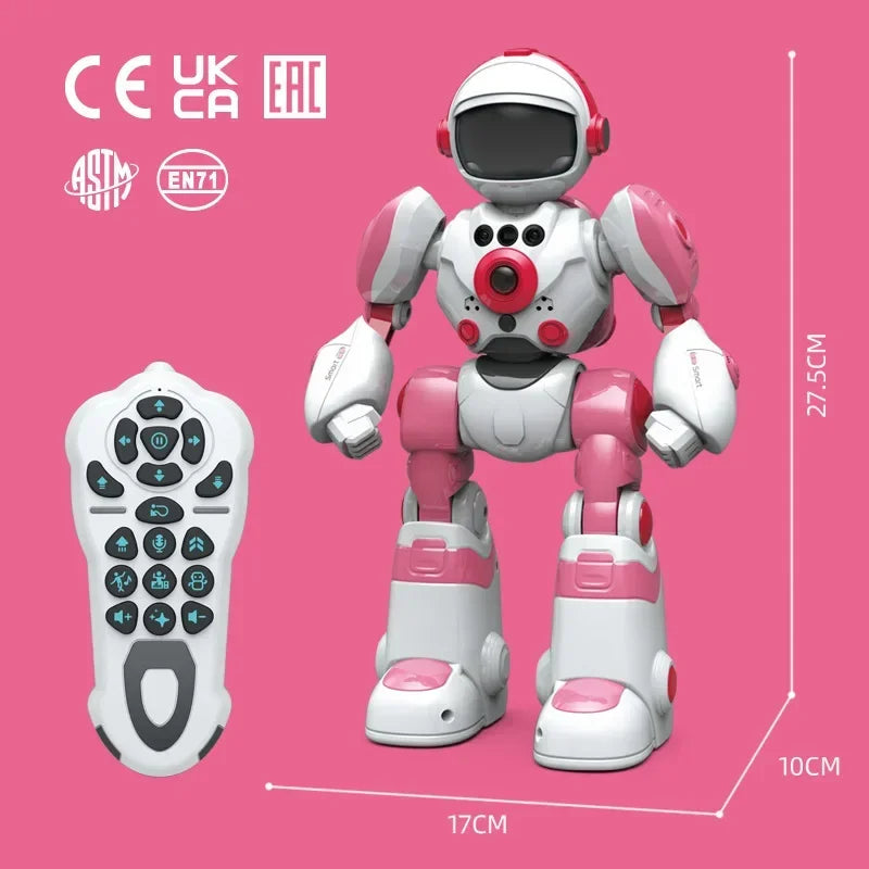 Intelligent RC Robot Voice Gesture Control Programming Machine Music Dancing Toys Recording Electric Robot Toy Children Gift
