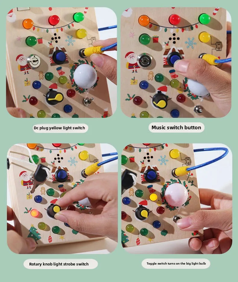 Toddlers Wooden Busy Board