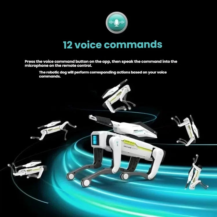 Remote Control Robot Dog Handshake Clip AI Artificial Intelligence Dual System APP Programming Stunt Robot Toy