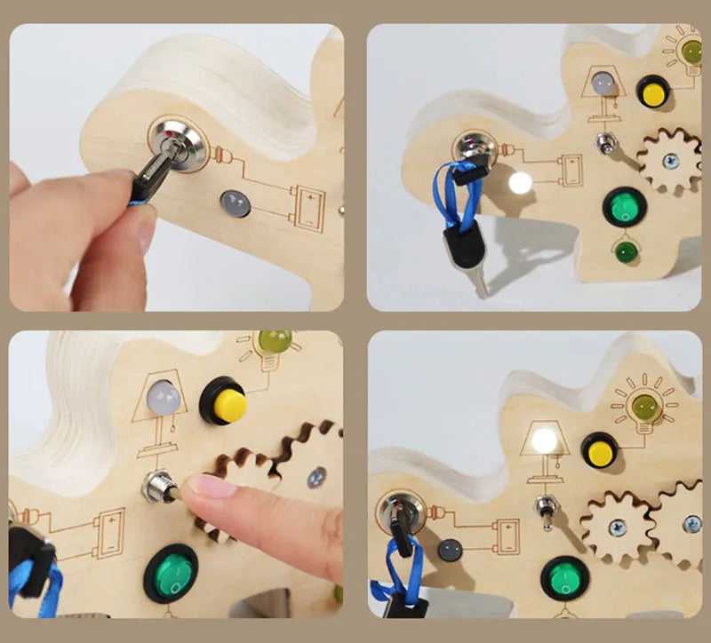 Busy Board Children Toys Led Light