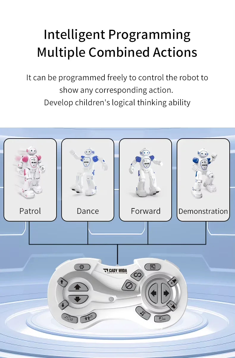 Robot remote and programmable action examples