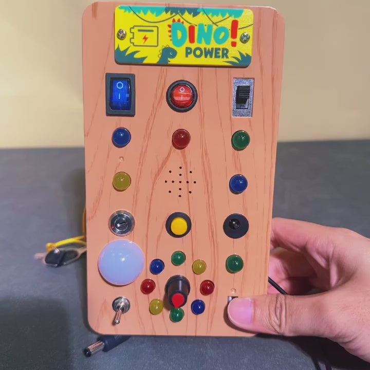 LED Switch Montessori Busy Board