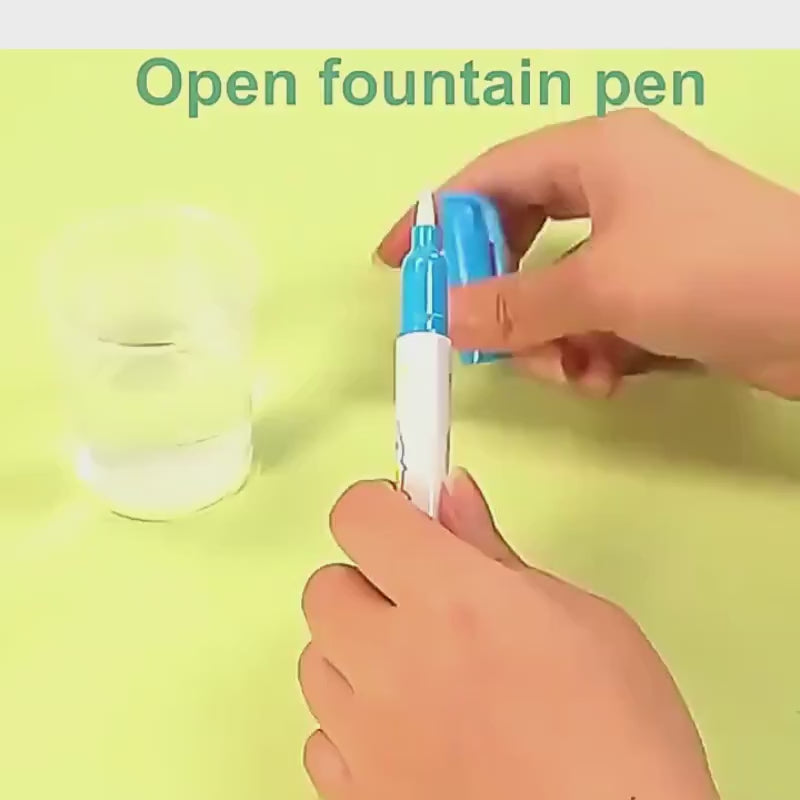 Reusable Magic Water Painting Book with Pen (Ages 3+)